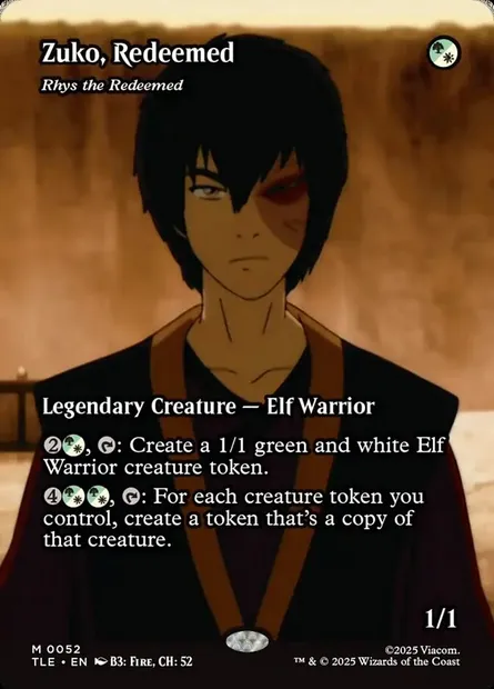 Rhys the Redeemed, Magic card TLE 52 — Avatar: The Last Airbender Eternal set