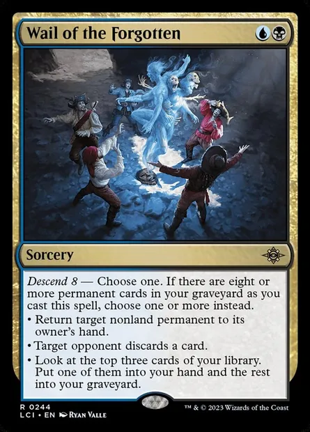 Wail of the Forgotten, Magic card LCI 244 — The Lost Caverns of Ixalan set