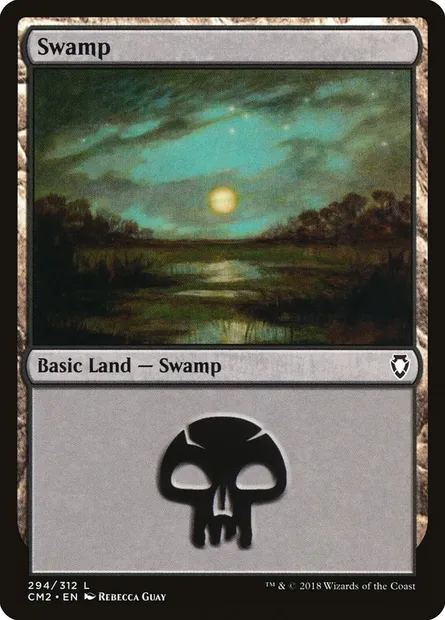 Marais, carte Magic CM2 294 — extension Commander Anthology Volume II