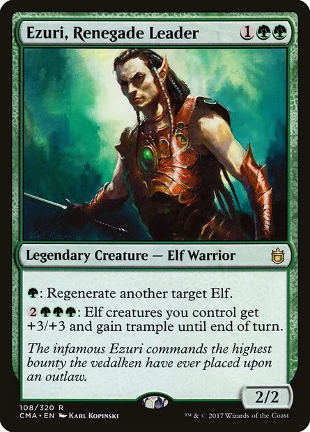 Ezuri, Renegade Leader, Magic card CMA 108 — Commander Anthology set