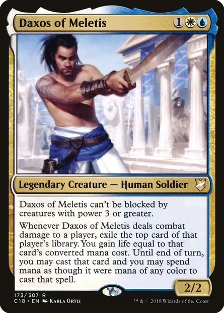 Daxos of Meletis, Magic card C18 173 — Commander 2018 set