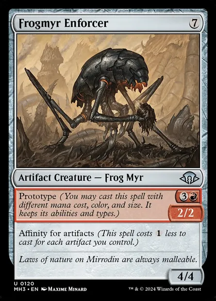 Frogmyr Enforcer, Magic card MH3 120 — Modern Horizons 3 set