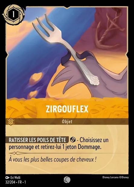 Zirgouflex, carte Disney Lorcana CH1-032 — extension Premier Chapitre