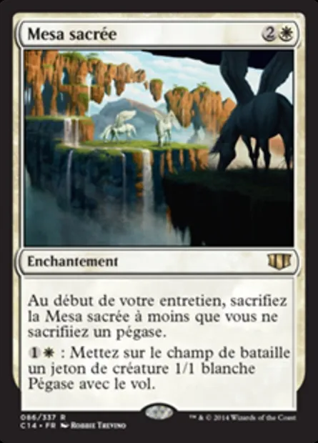 Mesa sacrée, carte Magic C14 86 — extension Commander 2014