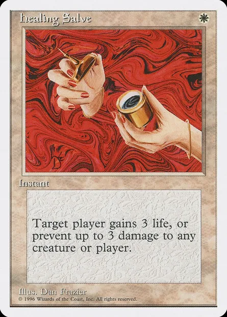 Healing Salve, Magic card ITP 4 — Introductory Two-Player Set set