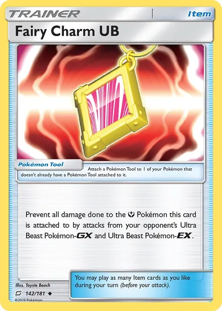 Fairy Charm UB, Pokémon card TEU 142 — Team Up set