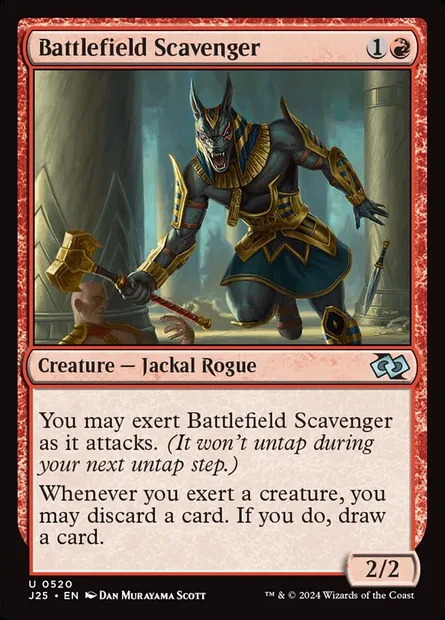 Battlefield Scavenger, Magic card J25 520 — Foundations Jumpstart set