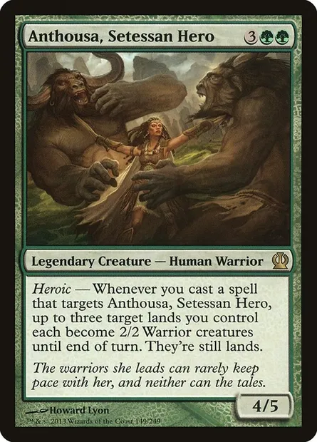 Anthousa, Setessan Hero, Magic card THS 149 — Theros set