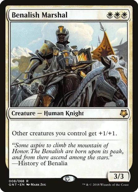 Benalish Marshal, Magic card GNT 8 — Game Night set