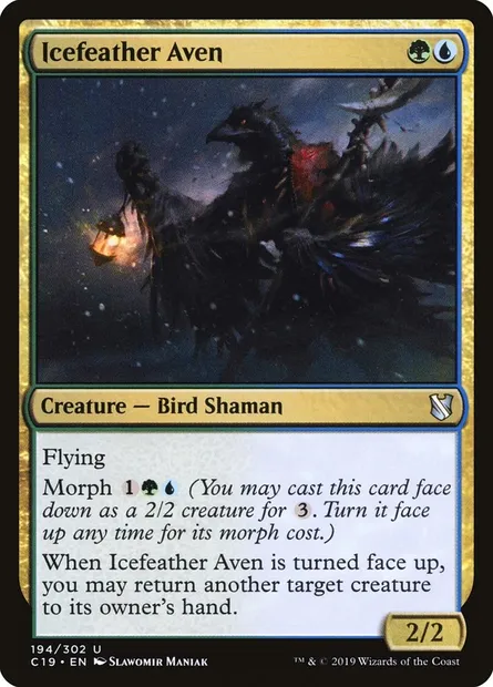 Icefeather Aven, Magic card C19 194 — Commander 2019 set