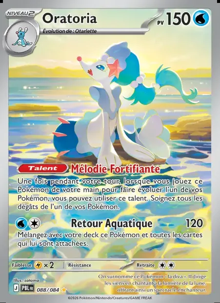 Oratoria, carte Pokémon PBL 088 — extension Nuit Noire