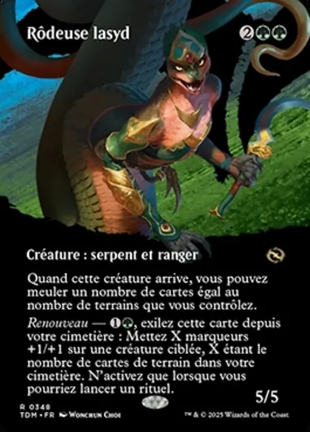 Rôdeuse lasyd, carte Magic TDM 348 — extension Tarkir: Dragonstorm