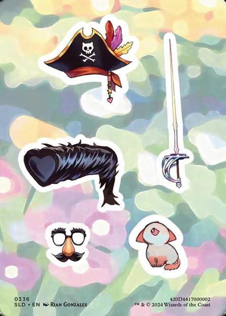 Sticker sheet, Magic card SLD 336 — Secret Lair Drop set