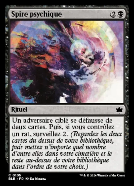Spire psychique, carte Magic BLB 105 — extension Bloomburrow