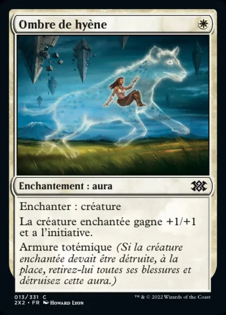 Ombre de hyène, carte Magic 2X2 13 — extension Double Masters 2022