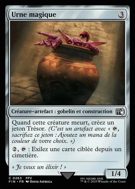 Urne magique, carte Magic FIN 263 — extension Final Fantasy