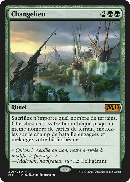 Changelieu, carte Magic M19 201 — extension Core Set 2019