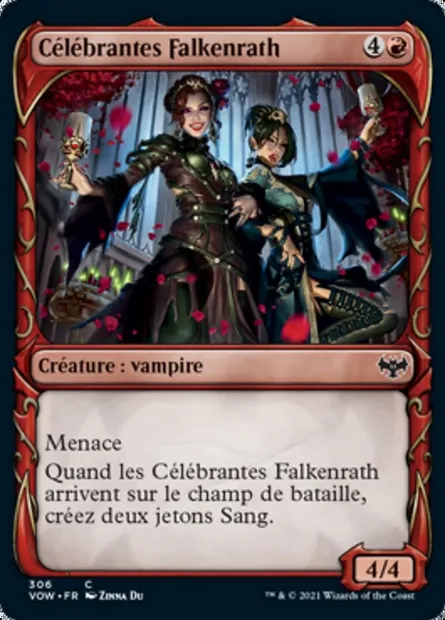 Célébrantes Falkenrath, carte Magic VOW 306 — extension Innistrad : noce écarlate