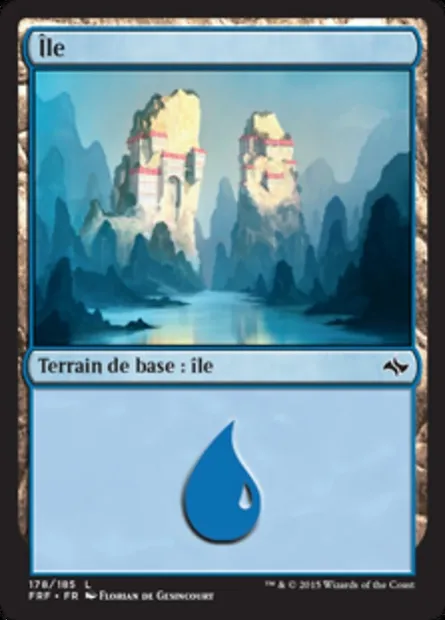 Île, carte Magic FRF 178 — extension Destin reforgé