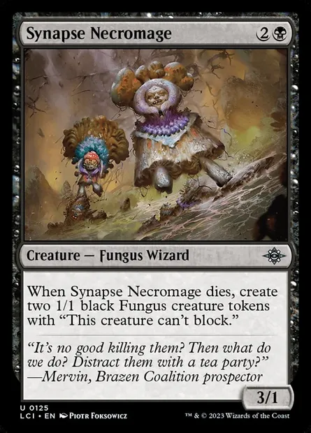 Synapse Necromage, Magic card LCI 125 — The Lost Caverns of Ixalan set