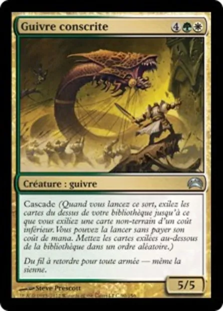 Guivre conscrite, carte Magic PC2 90 — extension Planechase 2012