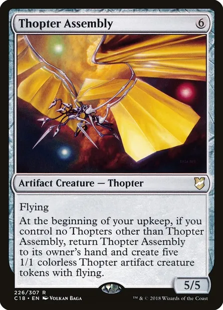Thopter Assembly, Magic card C18 226 — Commander 2018 set
