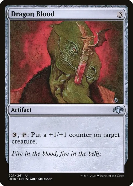 Dragon Blood, Magic card DMR 221 — Dominaria Remastered set