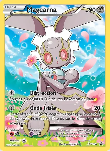Magearna, carte Pokémon XY 186 — extension Promo XY