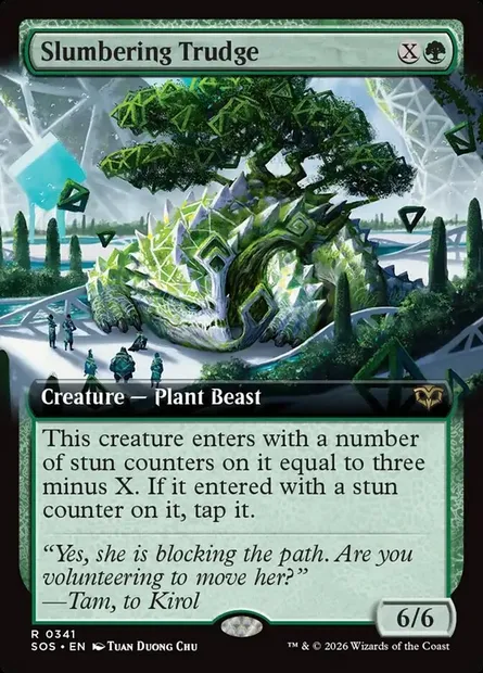 Slumbering Trudge, Magic card SOS 341 — Secrets of Strixhaven set