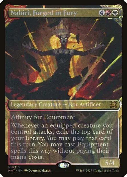 Nahiri, Forged in Fury, Magic card MAT 215 — March of the Machine: The Aftermath set