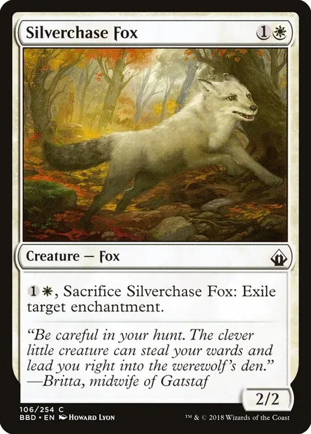 Renard chassargent, carte Magic BBD 106 — extension Battlebond