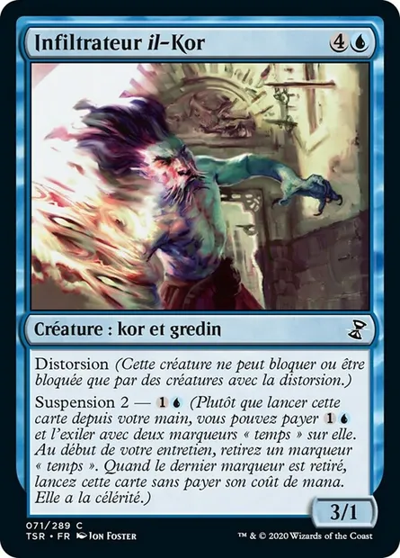 Infiltrateur il-Kor, carte Magic TSR 71 — extension Spirale Temporelle Remastered