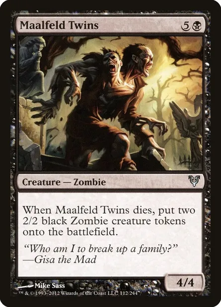 Maalfeld Twins, Magic card AVR 112 — Avacyn Restored set