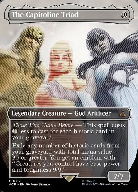 The Capitoline Triad, Magic card ACR 117 — Assassin's Creed set