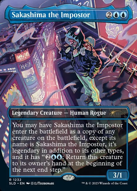 Sakashima the Impostor, Magic card SLD 1232 — Secret Lair Drop set