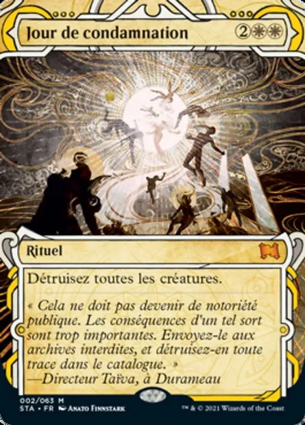 Jour de condamnation, carte Magic STA 2 — extension Strixhaven Mystical Archive