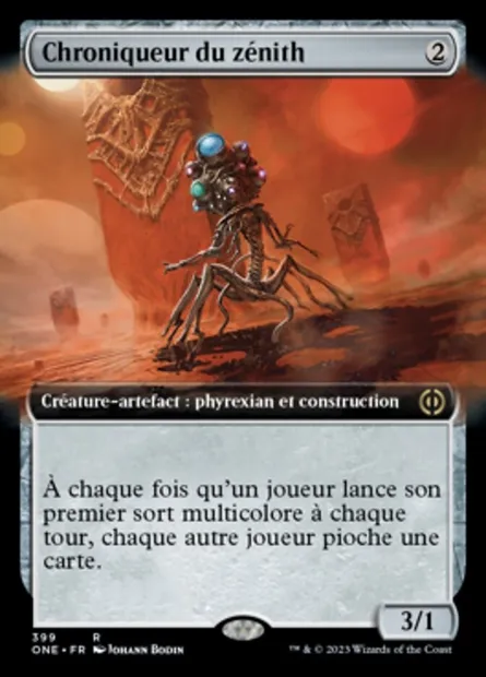 Chroniqueur du zénith, carte Magic ONE 399 — extension Tous Phyrexians