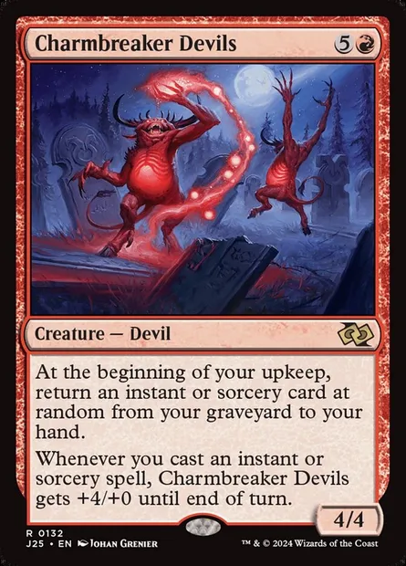 Charmbreaker Devils, Magic card J25 132 — Foundations Jumpstart set
