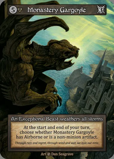 Monastery Gargoyle, carte Sorcery BET 103 — extension Beta