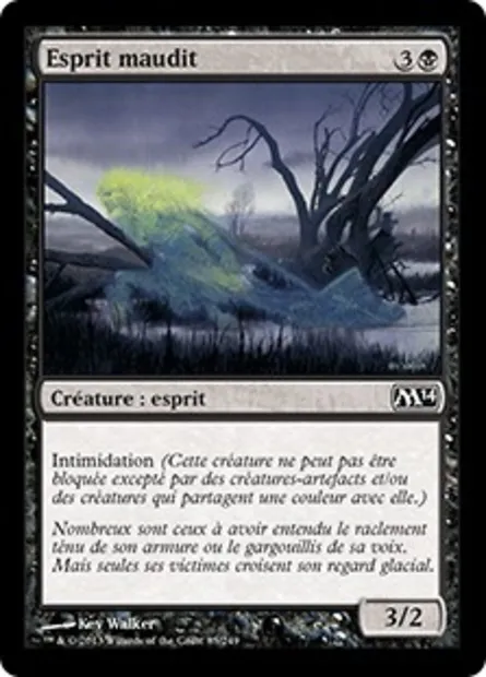 Esprit maudit, carte Magic M14 83 — extension Magic 2014