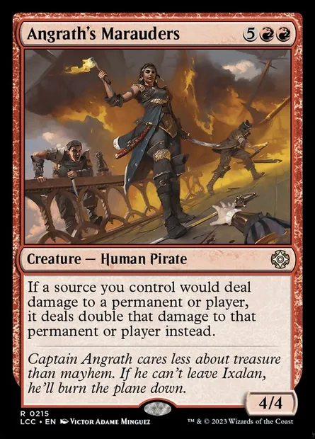 Angrath's Marauders, Magic card LCC 215 — The Lost Caverns of Ixalan Commander set