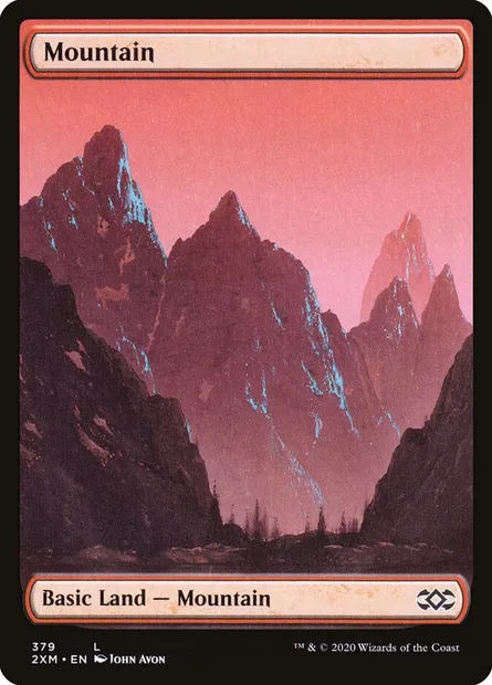 Montagne, carte Magic 2XM 379 — extension Double Masters
