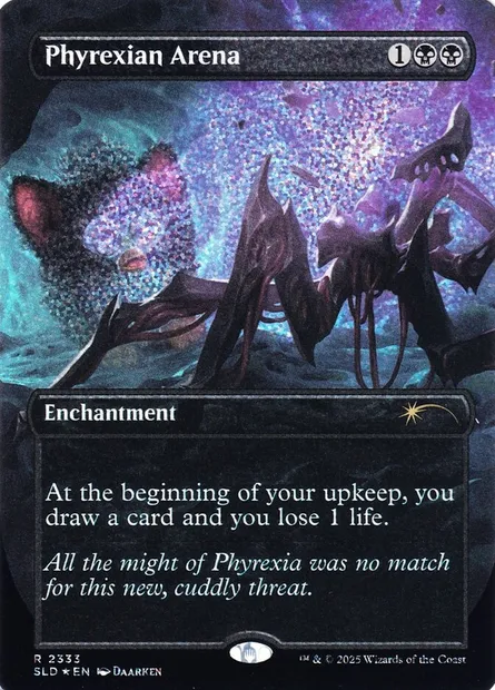Arène phyrexiane, carte Magic SLD 2333 — extension Secret Lair Drop