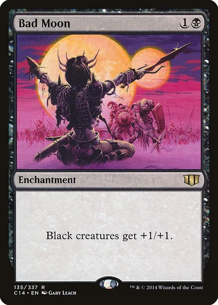 Bad Moon, Magic card C14 135 — Commander 2014 set