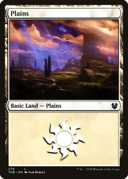 Plains, Magic card THB 279 — Theros Beyond Death set