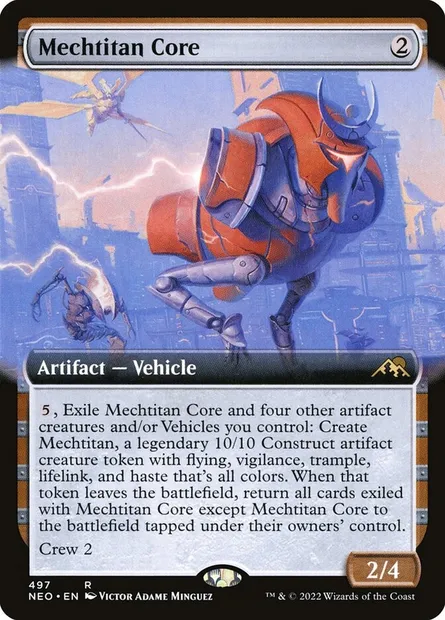 Mechtitan Core, Magic card NEO 497 — Kamigawa: Neon Dynasty set