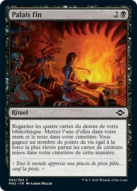 Palais fin, carte Magic MH2 82 — extension Horizons du Modern 2