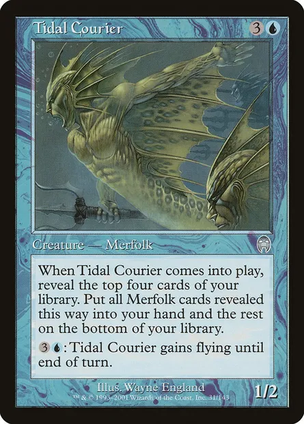 Tidal Courier, Magic card APC 31 — Apocalypse set