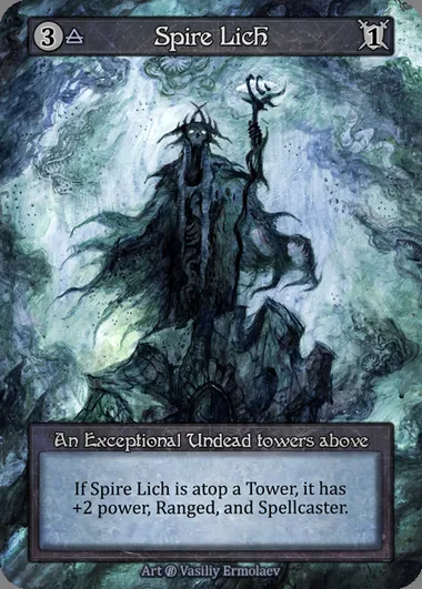 Spire Lich, Sorcery card BET 164 — Beta set