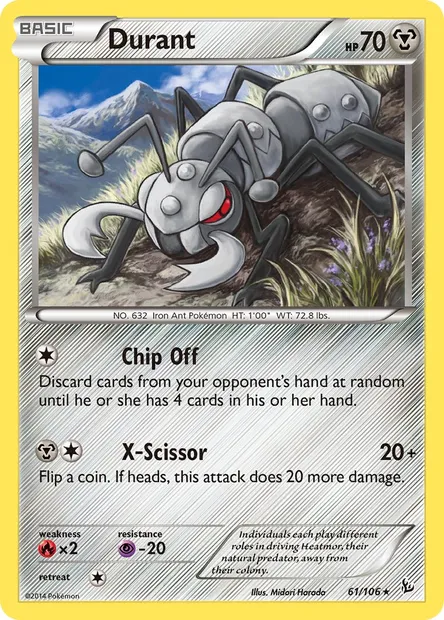 Durant, Pokémon card FLF 61 — Flashfire set